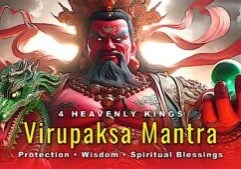 Thumbnail Virupaksha Heavenly King Mantra video.