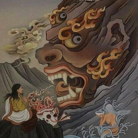 Wrathful deity practice Wrathful deity practice