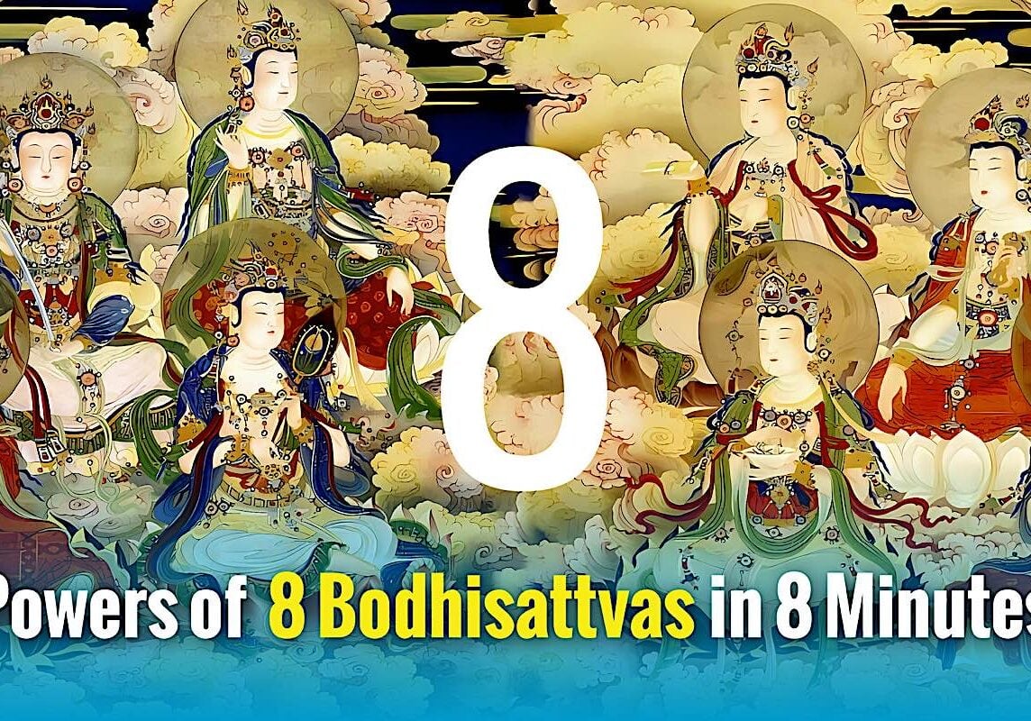 concise practice of 8 BodhisattvasBuddha-Weekly 8 Bodhisattvas Daily Practice with 8 Mantras Video Thumbnail.