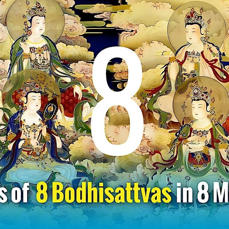 concise practice of 8 BodhisattvasBuddha-Weekly 8 Bodhisattvas Daily Practice with 8 Mantras Video Thumbnail.