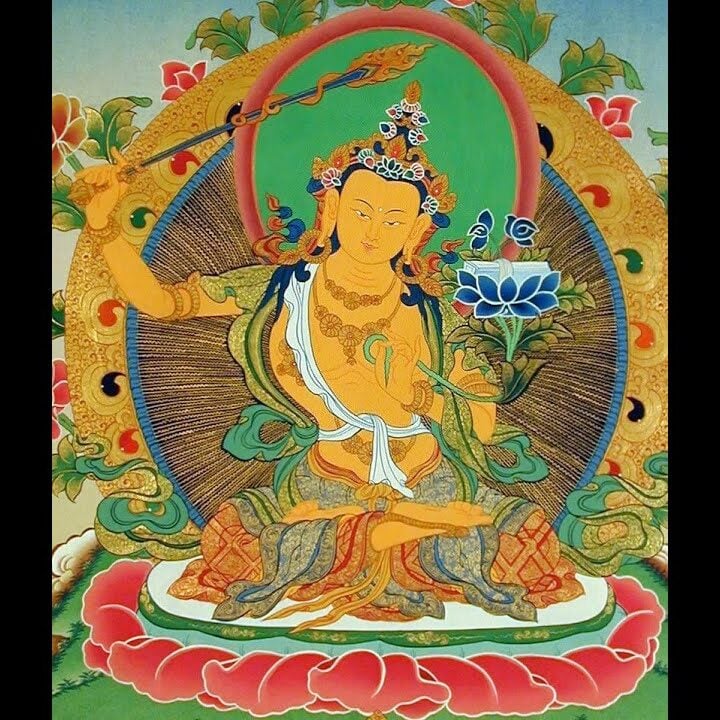 Video Thumbnail: Manjushri Mantra -  Om a ra pa ca di