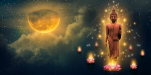 Amavasya New Moon this month, one of the four key days of Uposatha Observance (In sanskrit Upavasatha which in Mahayana is Supreme Renewal Day) , or a Renewed Dedication Practice Day for monastics and lay practitioners alike.