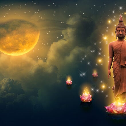 Amavasya New Moon this month, one of the four key days of Uposatha Observance (In sanskrit Upavasatha which in Mahayana is Supreme Renewal Day) , or a Renewed Dedication Practice Day for monastics and lay practitioners alike.
