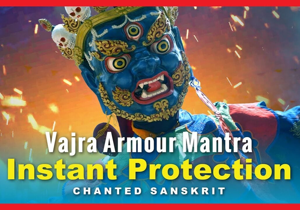 Video Thumbnail: VAJRAPANI VAJRA ARMOR MANTRA: Instant Protection (Chanted Sanskrit + Cham Dance Vibe)