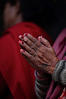 dreamstime xs 403118566 hands in prayer elderly womanBuddha Weekly