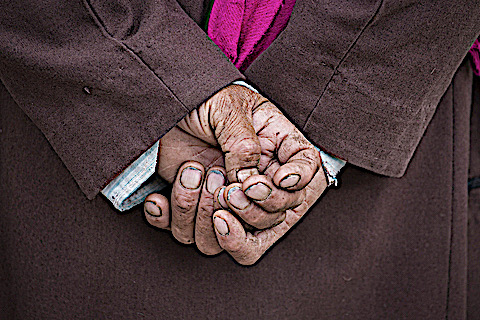Filial Duty: The Buddhist Perspective On Caring For Elderly Loved Ones -- Virtuous Karma 5 dreamstime xs 58336223 older Tibetan manBuddha Weekly