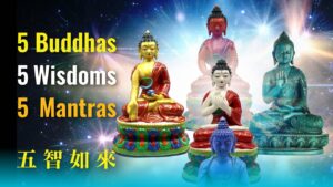 five buddhas 5 wisdoms 5 mantras 1