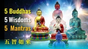 five buddhas 5 wisdoms 5 mantras 2