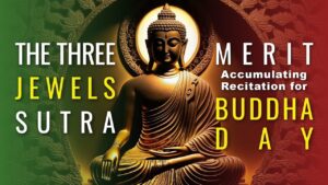 for buddha days recite the three