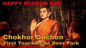 happy buddhas first teaching day 1