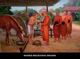 lifeofbuddha Sangha Receiving Alms