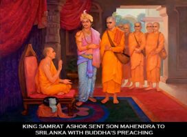 lifeofbuddha111 Ashoka sends son Mahendra to Srilanka with Buddhas teachings