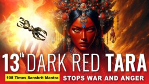 mantra that stops war red black
