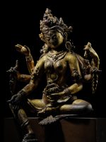 six arm one faced Vasudhara Himalayan Art 1495